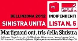 Bellinzona conferenza cantonale e Bellinzona Rossa